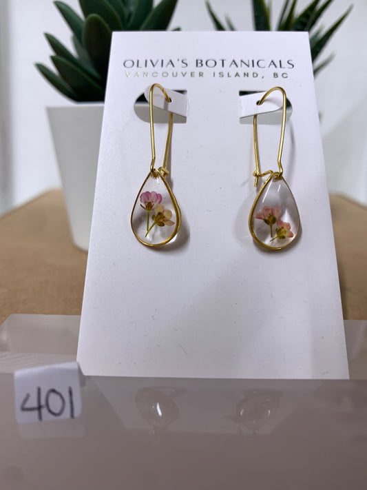 OLIVIA'S BOTANICALS Small Dangle Earrings - Teardrops