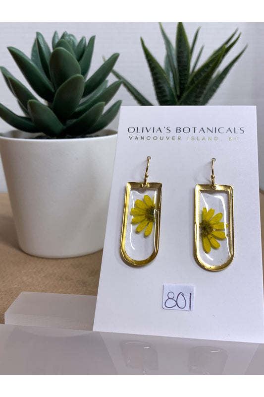 OLIVIA'S BOTANICALS Large Dangle Earrings - U Shape