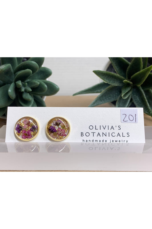 OLIVIA'S BOTANICALS Earrings Medium Circle Studs