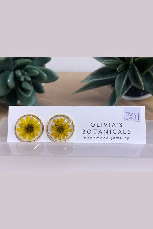 OLIVIA'S BOTANICALS Earrings - Large Round Studs