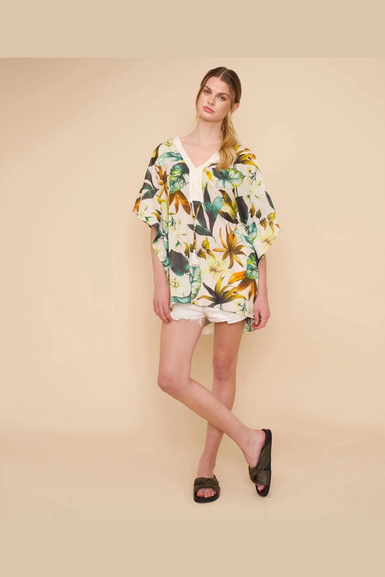 ECHO Oasis Palm Caftan  EB0497