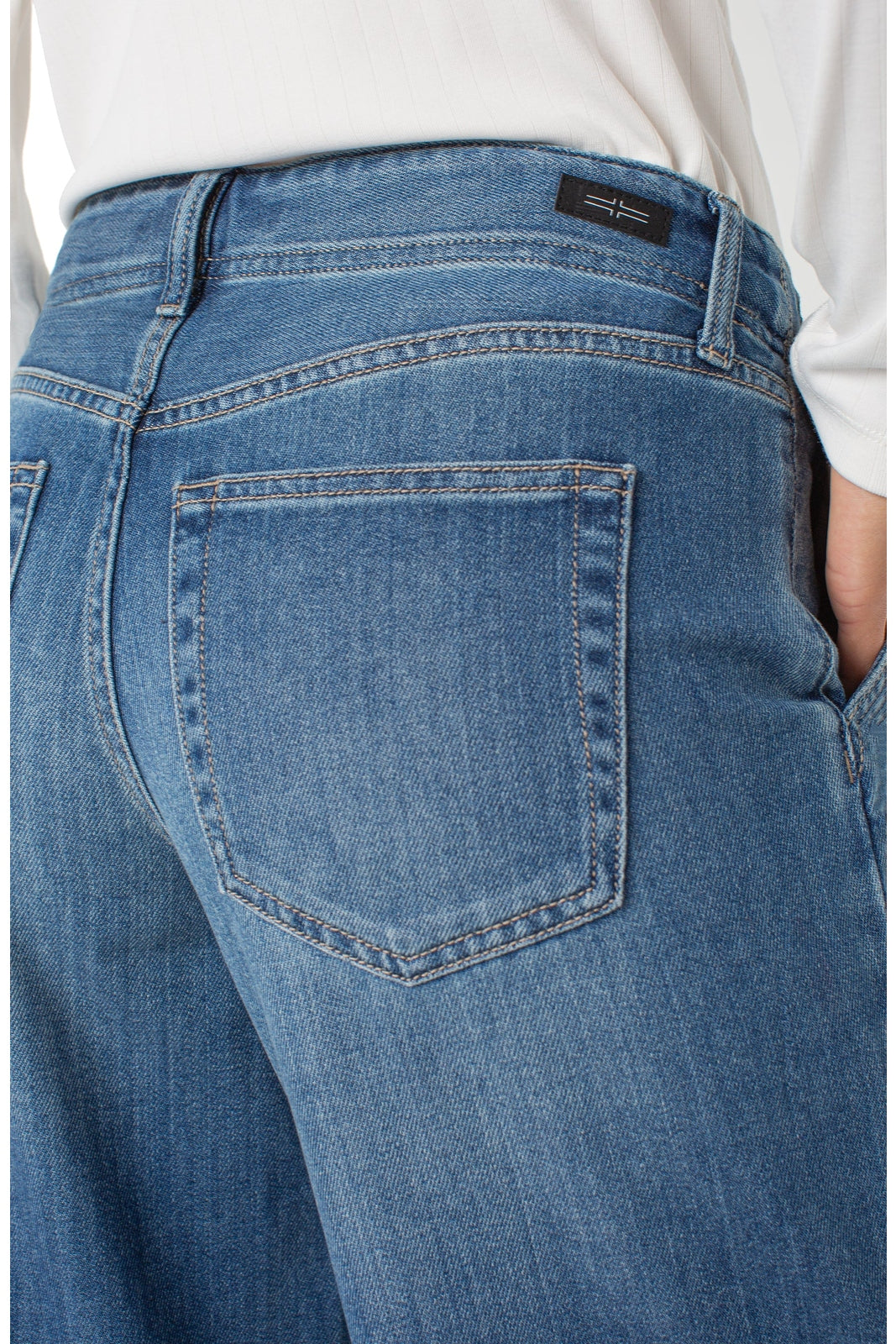 LIVERPOOL Weekender Relaxed Loose Slant Pockets LM4678SSL