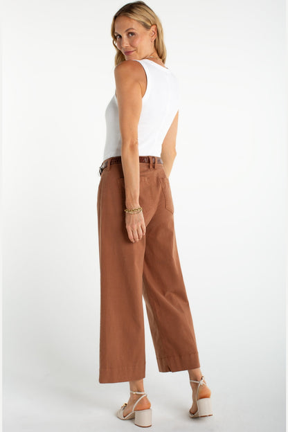LIVERPOOL High Rise Crop Wide Leg LM7B05FS03