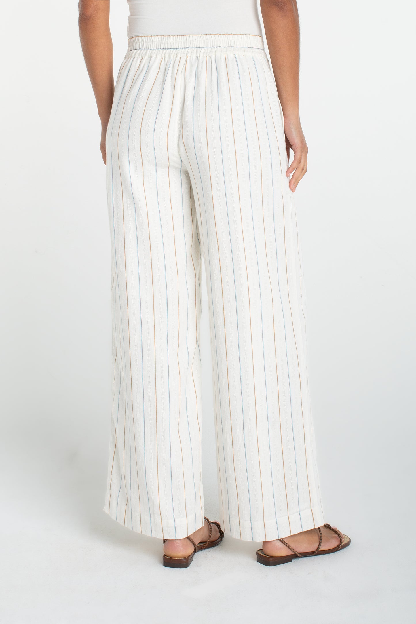 LIVERPOOL Pull On Wide Leg Woven Pant LM7B18EE61