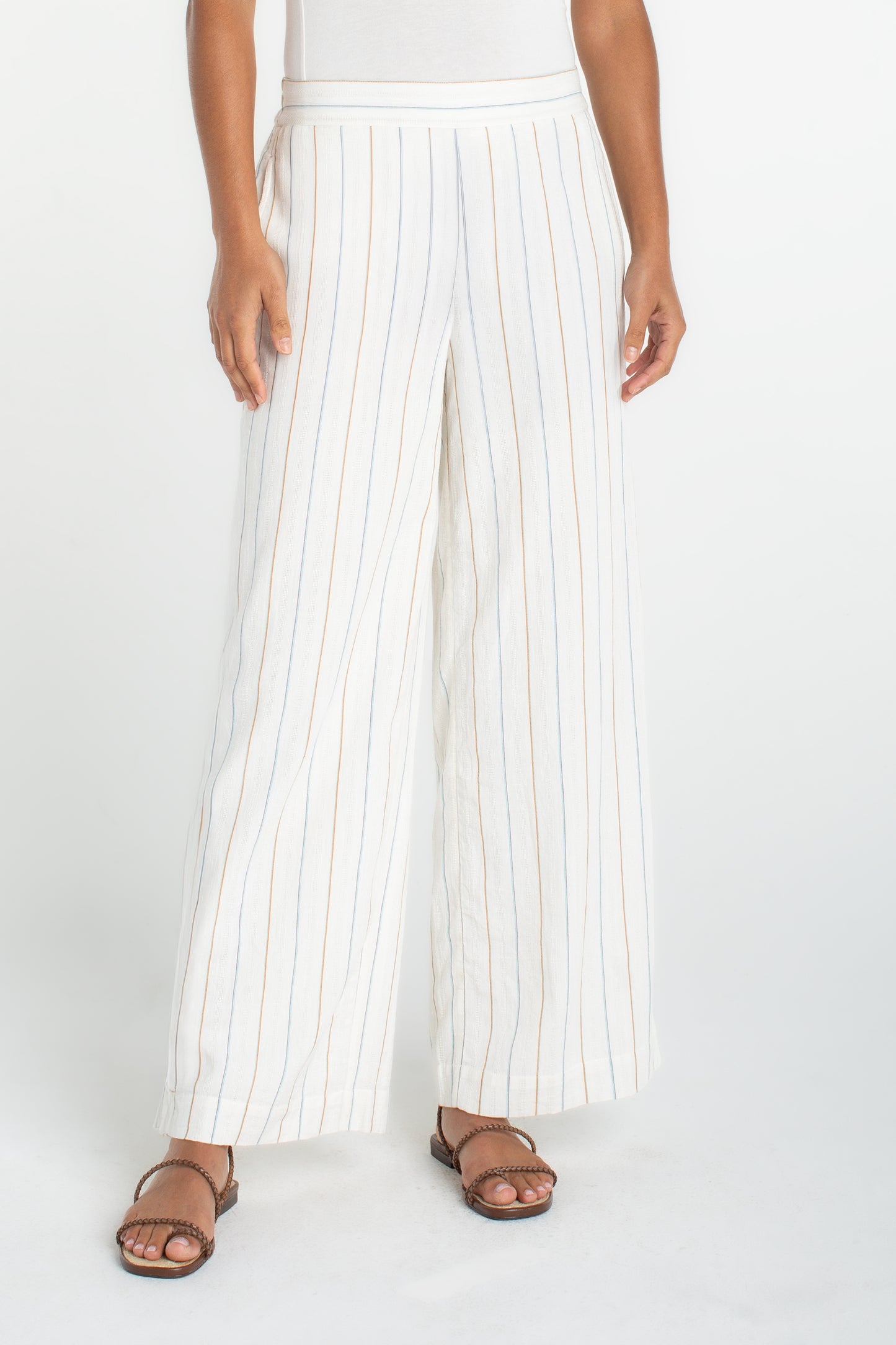 LIVERPOOL Pull On Wide Leg Woven Pant LM7B18EE61
