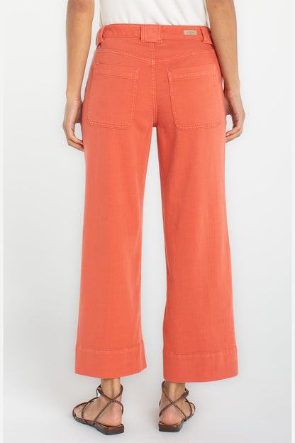 LIVERPOOL The Stride Cargo Wide Leg Crop LM7B21QTA