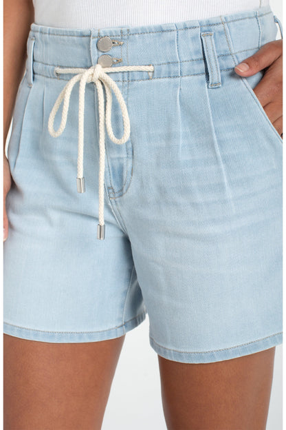 LIVERPOOL Carthay Tie Front Short LM9395SSL