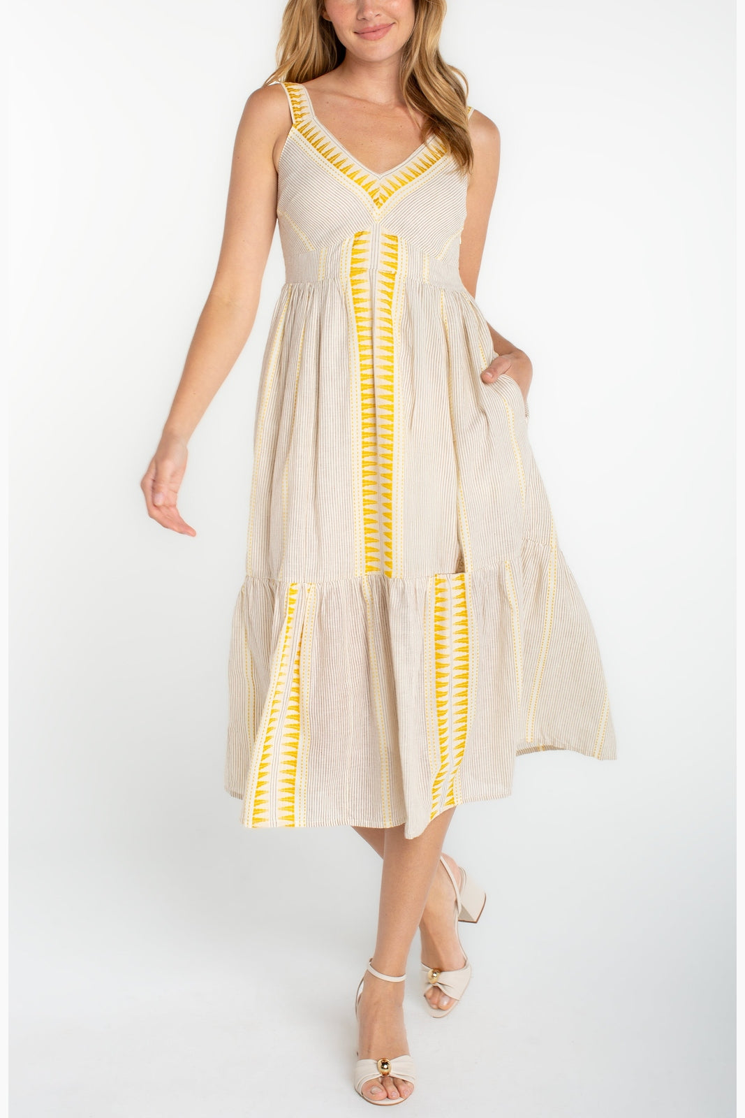 LIVERPOOL Sleeveless Midi Dress LMD038CF15