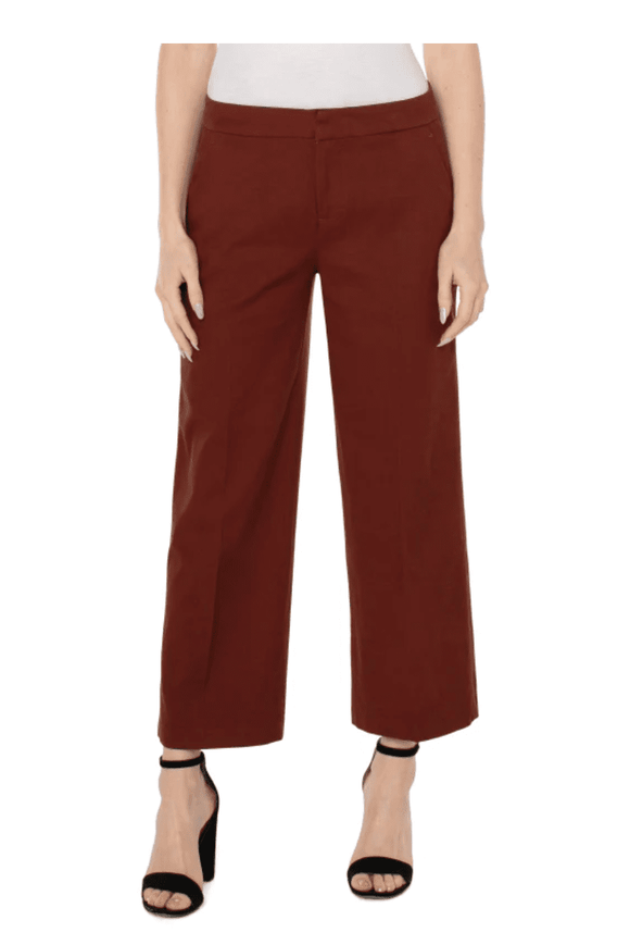 LIVERPOOL Wide Leg Ankle Trouser