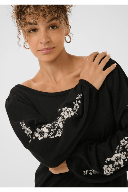 CREAM Villea Boatneck Pullover