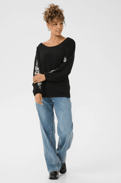 CREAM Villea Boatneck Pullover