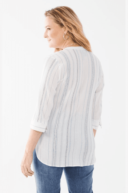 FDJ Striped Popover Tunic  7303887