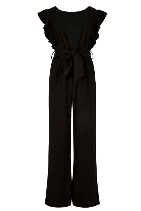 APRICOT Ruffle Sleeve Pleat Detail Jumpsuit 897502