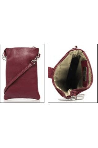 THE TREND 135236 Leather Phone Bag