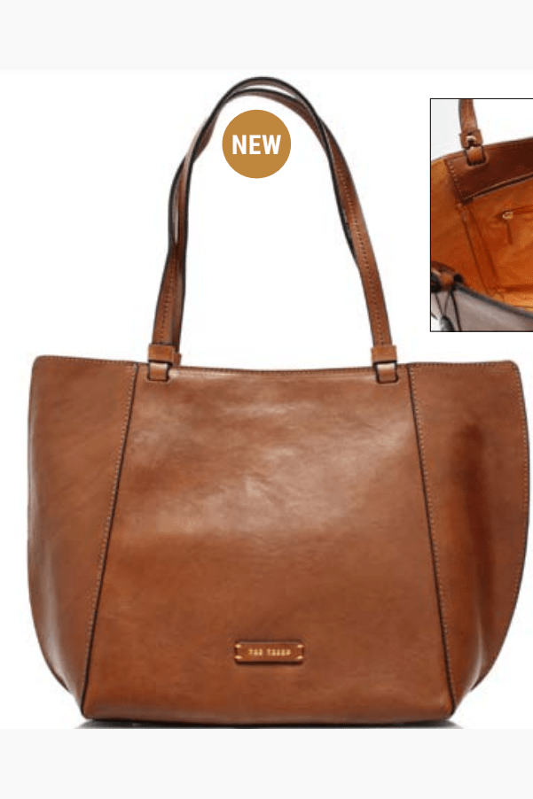 THE TREND 910767 Olbia Leather Tote