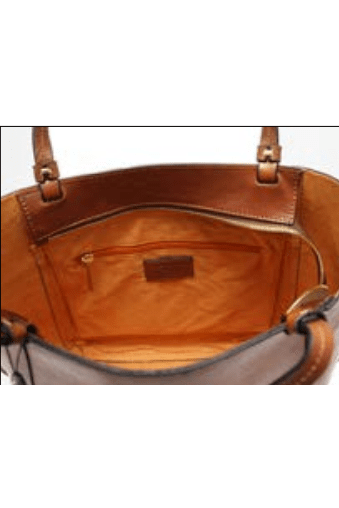 THE TREND 910767 Olbia Leather Tote