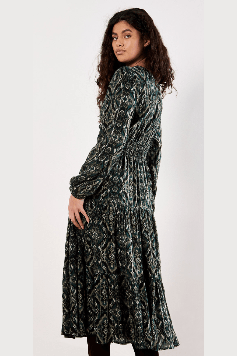 APRICOT Empire Smock Waist Tiered Dress 977860