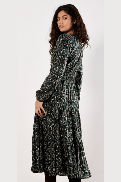 APRICOT Empire Smock Waist Tiered Dress 977860