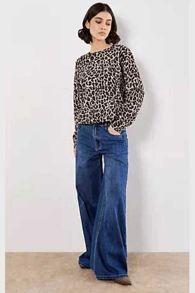 APRICOT Leo Fine Knit Frop Drop Jumper X127085