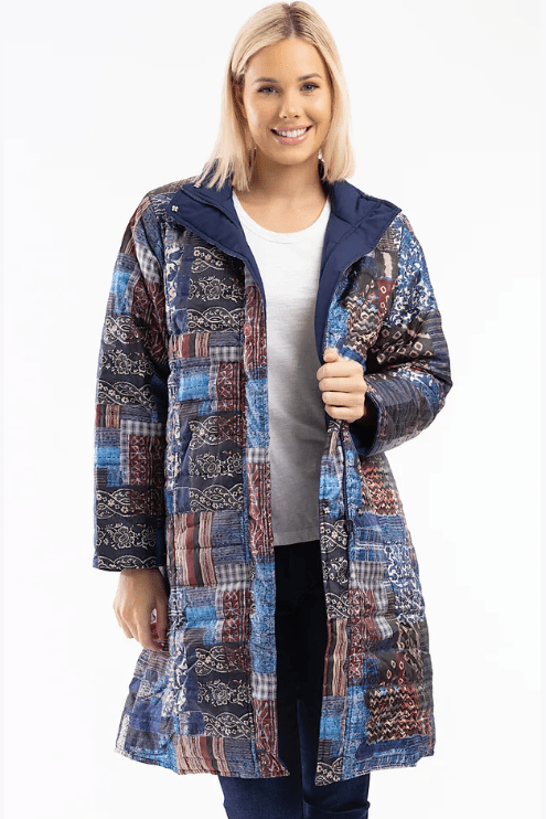 ORIENTIQUE Reversible Puffer Coat 3245