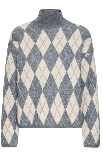 B.YOUNG Nafta Argyle Jumper 20818116