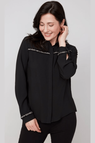 RENUAR Classic Woven Blouse R5142