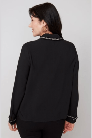 RENUAR Classic Woven Blouse R5142