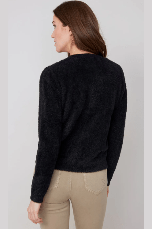 RENUAR Feather Yarn Sweater R6953