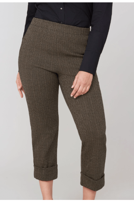 RENUAR  Knit Herringbone Pant R8123