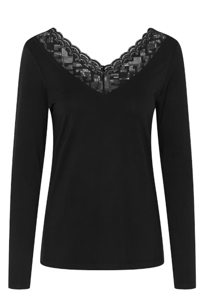 CREAM Trulla L/S Lace T-Shirt