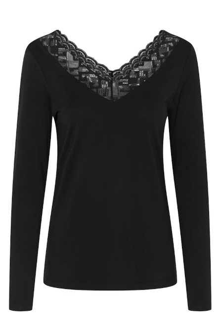 CREAM Trulla L/S Lace T-Shirt