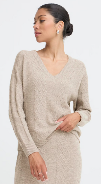 B.YOUNG Nikolina Vneck Jumper 20818071