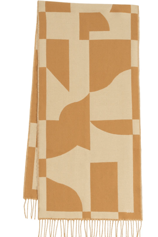 ECHO Geo Double Face Jacquard Scarf EC0876