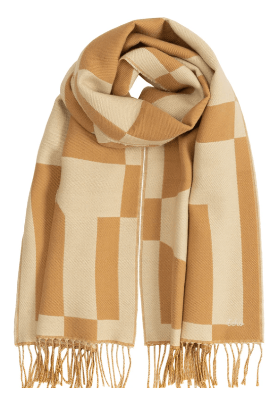ECHO Geo Double Face Jacquard Scarf EC0876