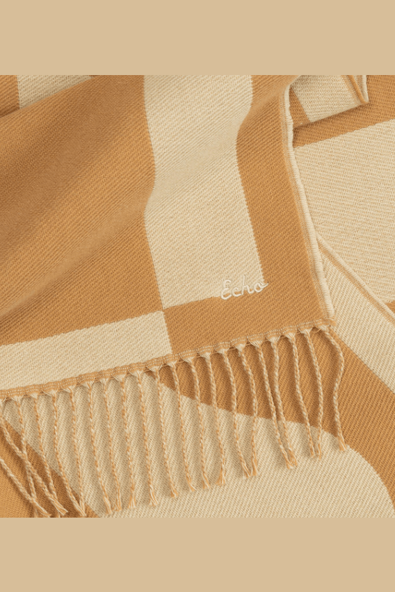 ECHO Geo Double Face Jacquard Scarf EC0876