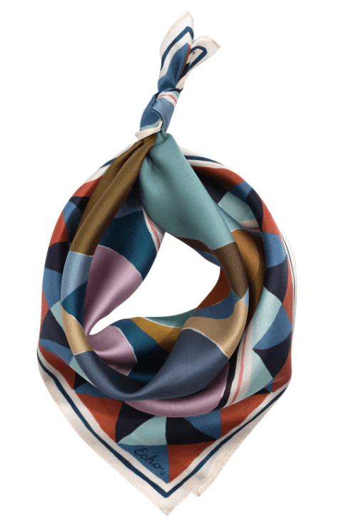 ECHO Painted Dots Silk Bandana EN1518