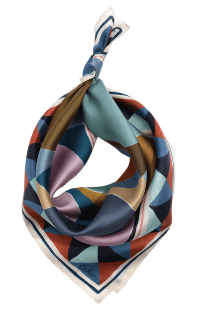 ECHO Painted Dots Silk Bandana EN1518