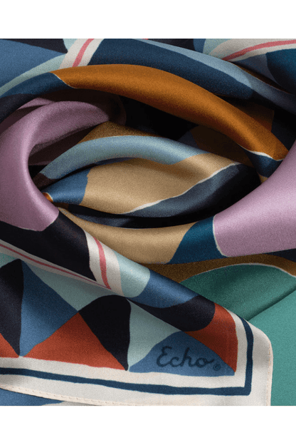 ECHO Painted Dots Silk Bandana EN1518