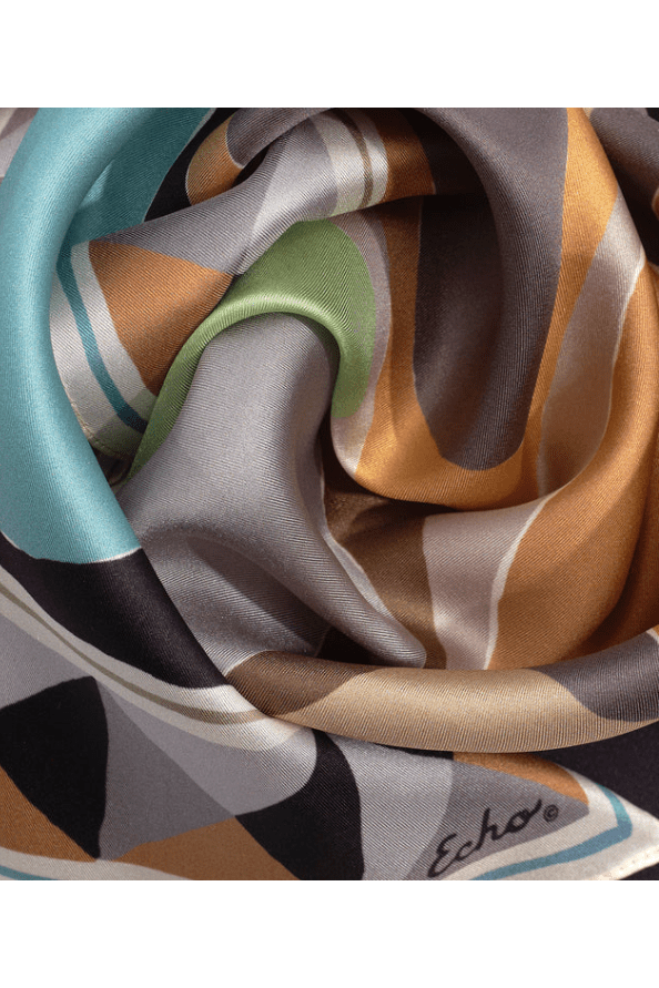 ECHO Painted Dots Silk Bandana EN1518