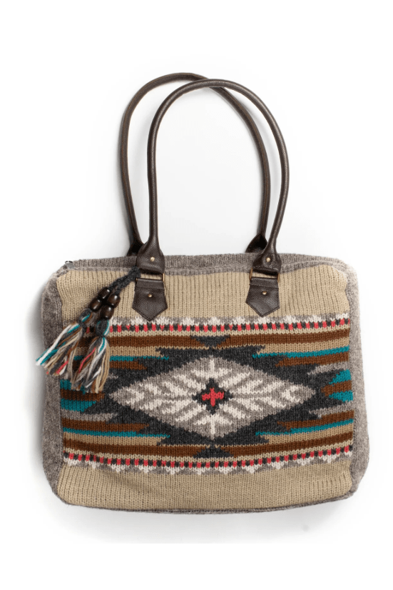 LOST HORIZONS Dallas Wool Knit Handbag