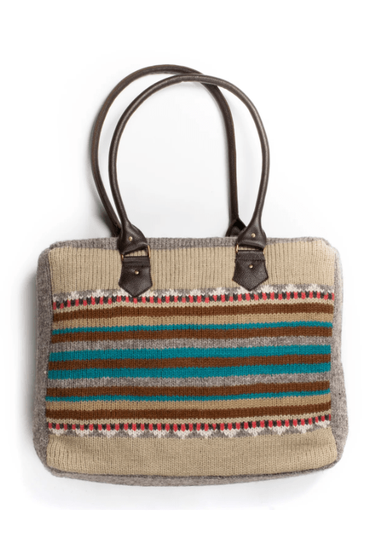 LOST HORIZONS Dallas Wool Knit Handbag
