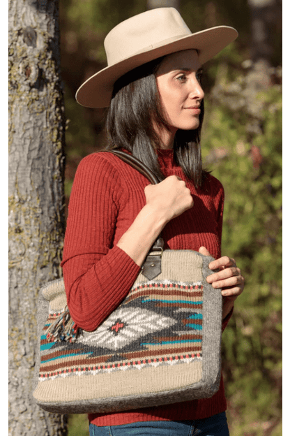 LOST HORIZONS Dallas Wool Knit Handbag