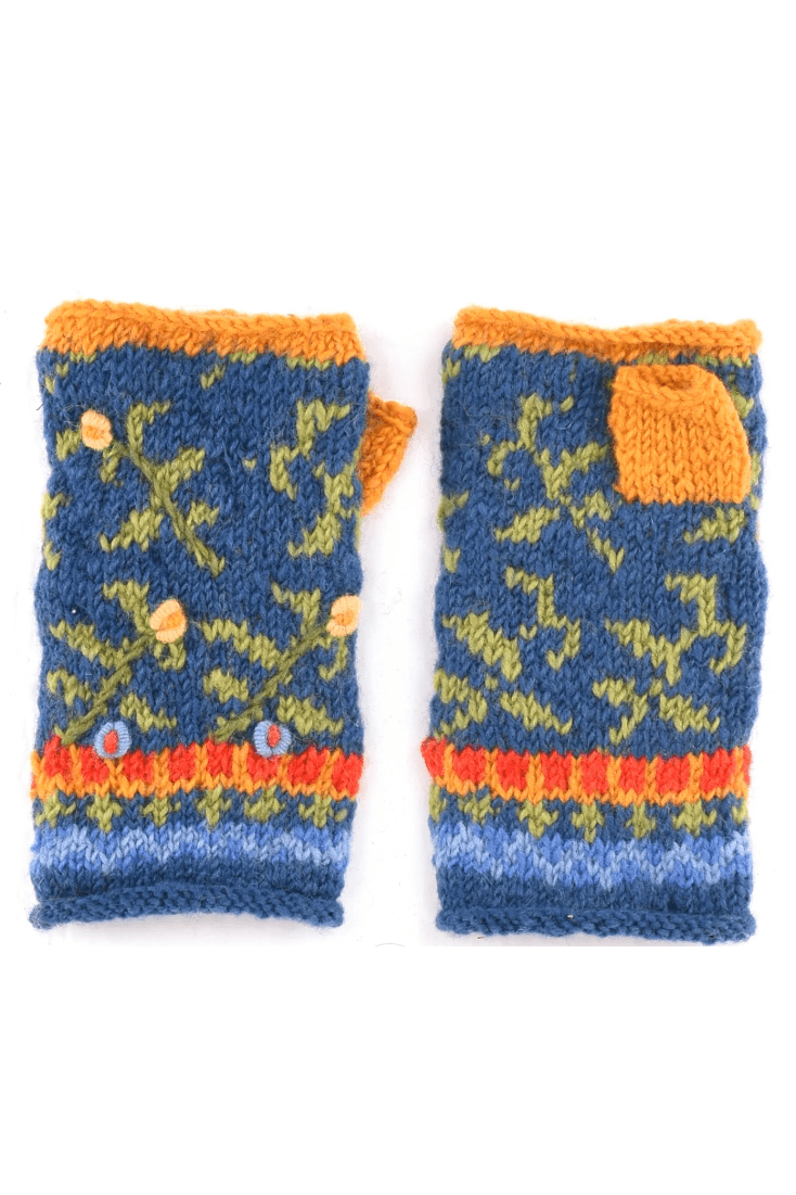LOST HORIZONS Verbier Wool Knit Handwarmers