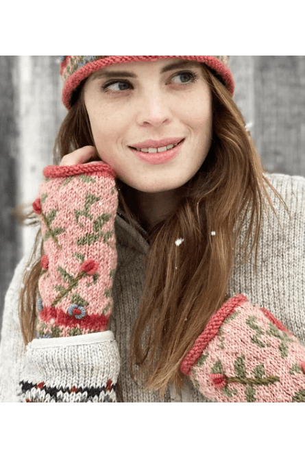 LOST HORIZONS Verbier Wool Knit Handwarmers