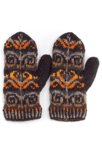 LOST HORIZONS Natalia Wool Knit Mittens