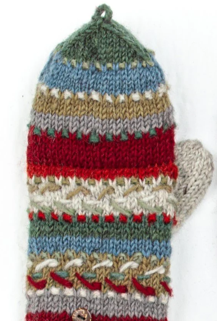 LOST HORIZONS Navika Wool Knit Finger Mittens