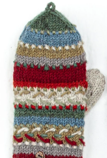 LOST HORIZONS Navika Wool Knit Finger Mittens