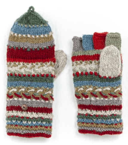 LOST HORIZONS Navika Wool Knit Finger Mittens