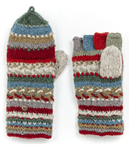 LOST HORIZONS Navika Wool Knit Finger Mittens