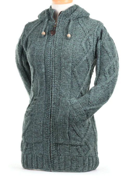 LOST HORIZONS Shannon Wool Knit Coat
